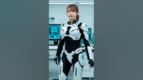 2025 Prototype Humanoid Masked Suit Test#robotics #robot #robotsuit #humanoidsuit