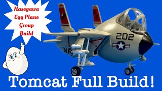 Building the Hasegawa F-14 Tomcat Eggplane Scale Model (Start to Finish!)