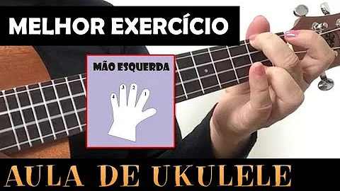 Como usar os dedos no ukulele?