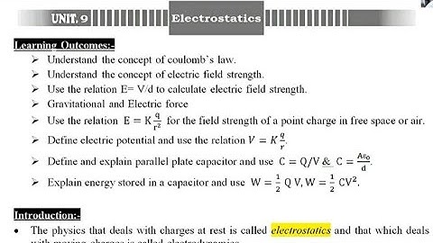 MDCAT Physics Part-2 Lecture# 1 Chapter Name: Electrostatics || MDCAT Entry Test Preparation