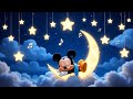 Mickey Mouse Sleep Music on Moon 🌙⭐ Baby Lullaby | Relaxing Bedtime Music for Kids