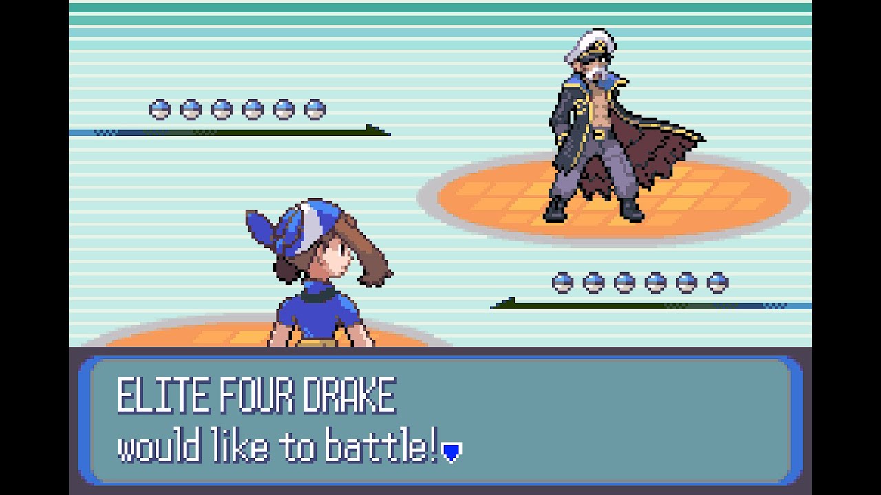 Pokemon Royal Sapphire • Elite Four Drake - Sky Pillar [Rematch]
