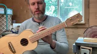Completed Work Demo #384- Spruce and Maple Alto Ukulele