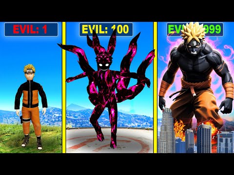 Upgrading NARUTO to EVIL NARUTO in GTA 5!