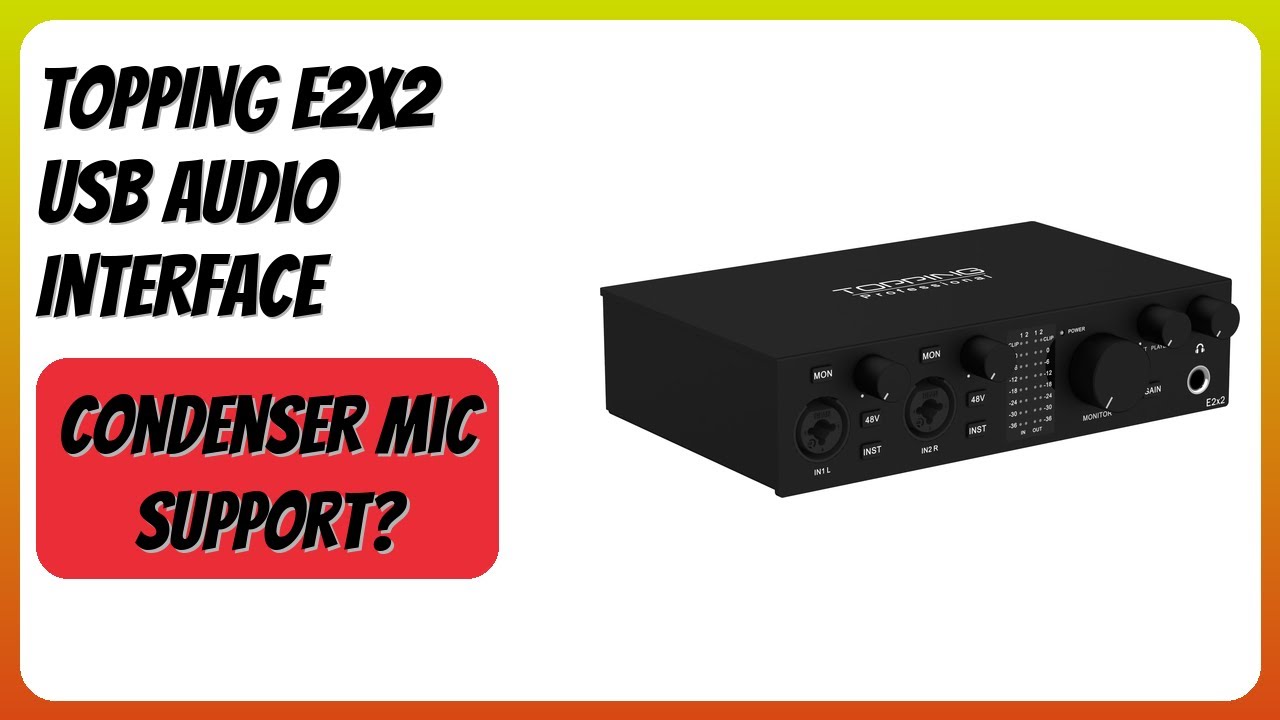 REVIEW (2026): TOPPING E2X2 USB Audio Interface. Features - YouTube