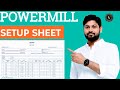 #POWERMILL ME SETUP SHEET KA USE KAISE KARTE HAI ||DELCAM ME SETUP SHEET KAISE BANAYE?