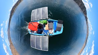 72hrs On My Unlimited Range Solar Boat