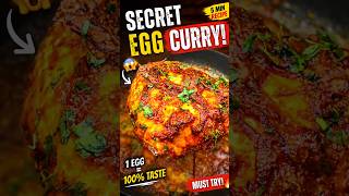 Hotel Style Egg Curry🤯 | 🥚 5 Minute Mein Ready | Super Tasty & Easy🌶️ Spicy Egg Curry #shors #vral