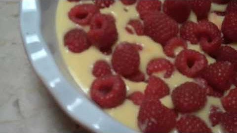 Raspberry Clafoutis