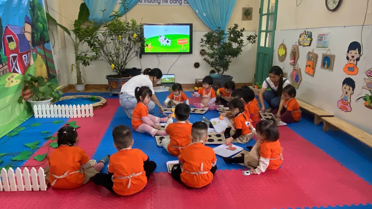 Nhận biết phân biệt To-nhỏ/ lớp nhà trẻ/ tiết dạy hay sáng tạo 