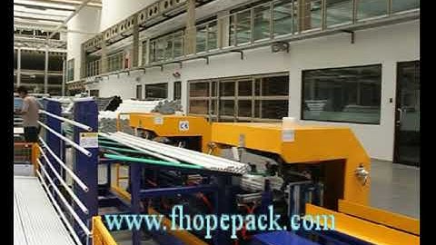 Automatic PVC pipe bundling machine and bagging machine /FHOPE