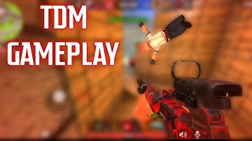 TDM GAMEPLAY WITH M4A1 FALLEN SKIN | KUBOOM 3D