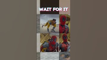 Deadpool & Wolverine bye bye bye👋 pixel art Minecraft😍 pt5 | Wait For It... #shorts #minecraft