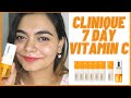 I finally tried the Clinique 7 day fresh pressed system Vitamin C System// Glowy skin in 7 days?