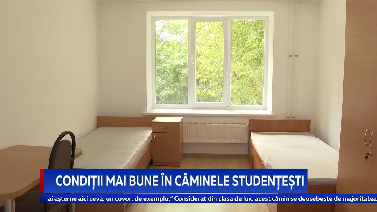 Condiții mai bune în căminele studențești