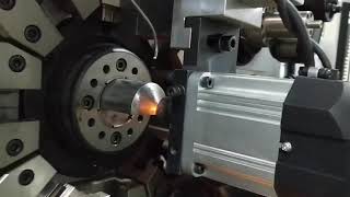 Un －540R Wire Rotary Spring Machine With Chamfering and spinner