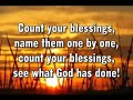 Count your blessings name them one by one lyrics