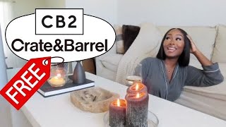 CB2 Outlet gave me FREE FURNITURE !! 🥹 (Story-Time) 🫶🏾