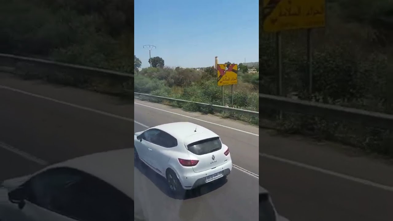 الطريق من المحمدية اتجاه الرباط في الطريق السيار