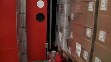 A-Service - Automatic truck loading unloading chain system in coldstore