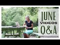 June Q & A ~ How do I feel about snakes & spiders? ~ Skirt shop update ~ YouTube channel obstacles