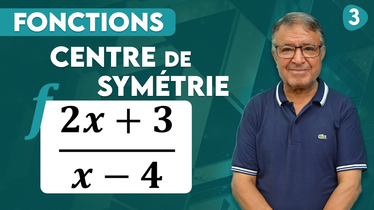 Centre de symétrie d'une courbe - Fonctions