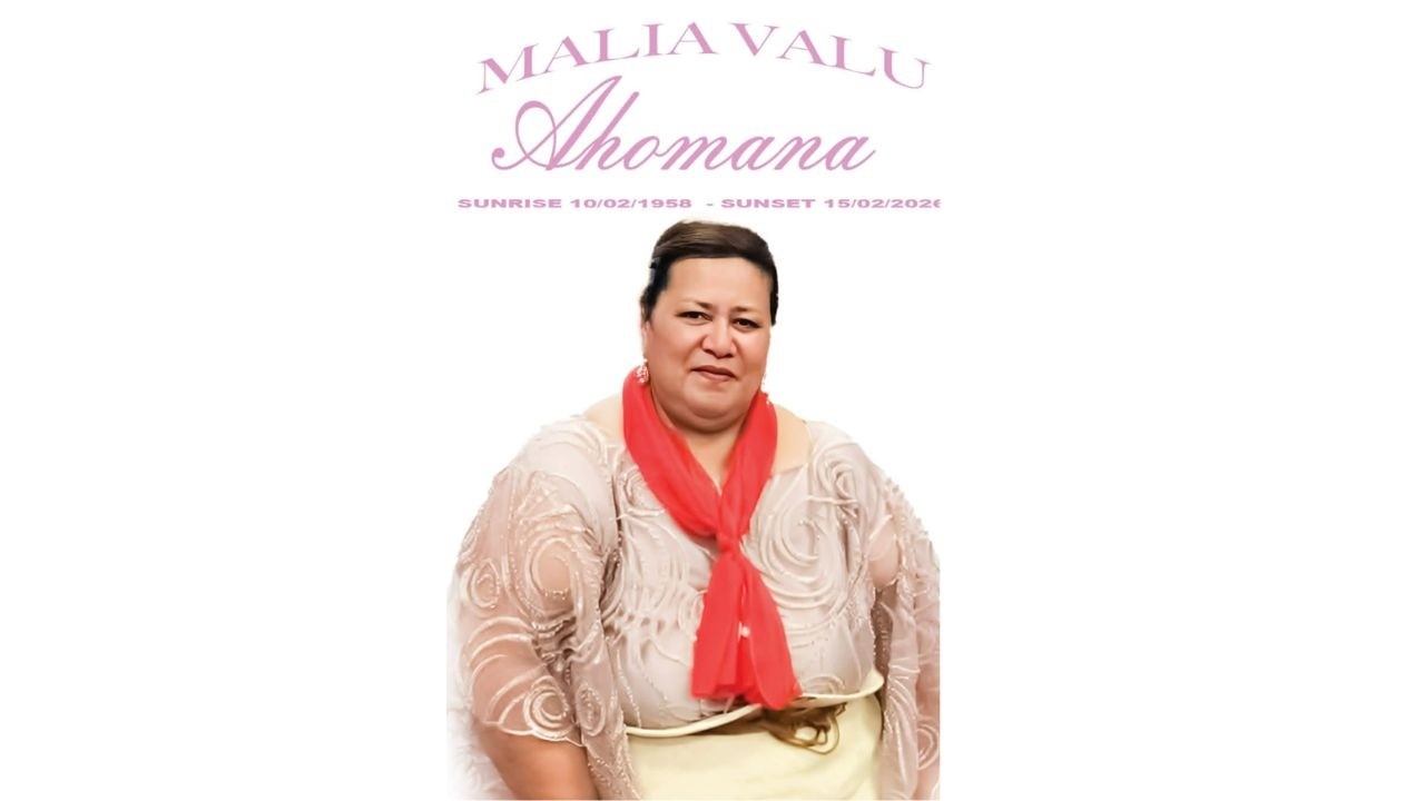 In Loving Memory of Malia Valu Ahomana 10.02.1958 - 15.02.2026