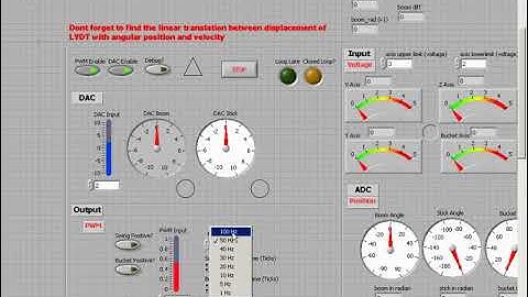 Backhoe Programming Using LabView FPGA Real Time + Compact Rio
