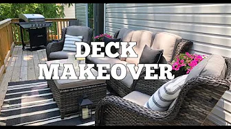 DECK MAKEOVER | BEAUTIFUL TRANSFORMATION ON A BUDGET $$