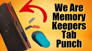 How To Make Mixed Media Tabs Using The We Are Memory Keepers Tab Punch