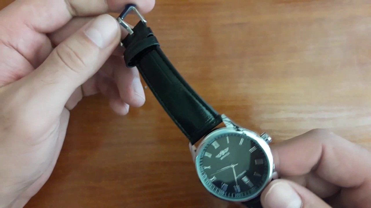 Обзор. Мужские механические часы Winner Classic Black с датой