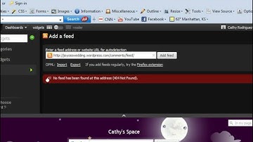 Adding an RSS feed to Netvibes
