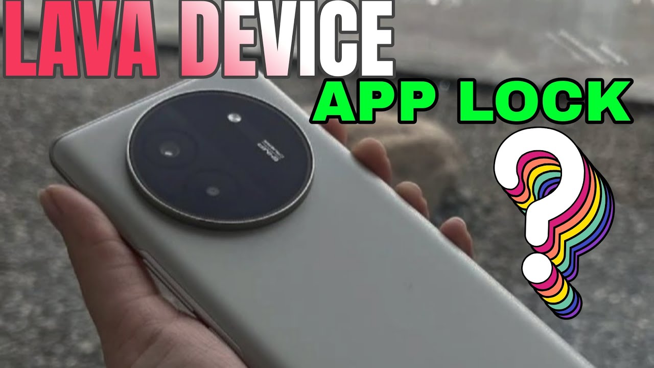 HOW TO SET APP LOCK ON LAVA DEVICES? - YouTube