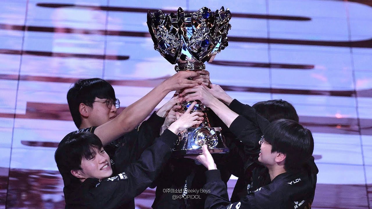 [4K] T1 월즈2025 우승 쓰리핏의 순간 @Worlds 2025 Finals Champions T1 티원 롤드컵 결승 T1 vs KT 통신사전 251109 중국 청두