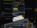 Gcatcoin Live Withdrawal Proof #ahmadearningcenter