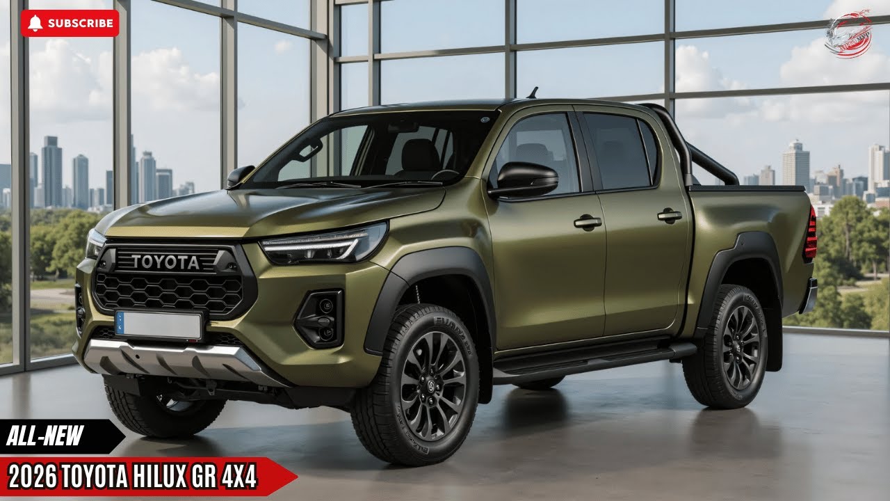 Представлен Toyota Hilux GR 4x4 2026 года — новый король внедорожных грузовиков!