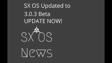 SX OS Updated to 3.0.3 Beta. UPDATE NOW!