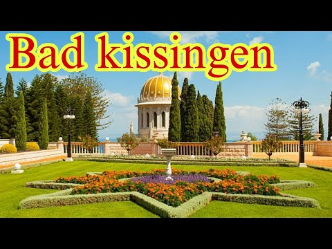 Bad kissingen City Germany 🇩🇪 Walking tour, 4k video