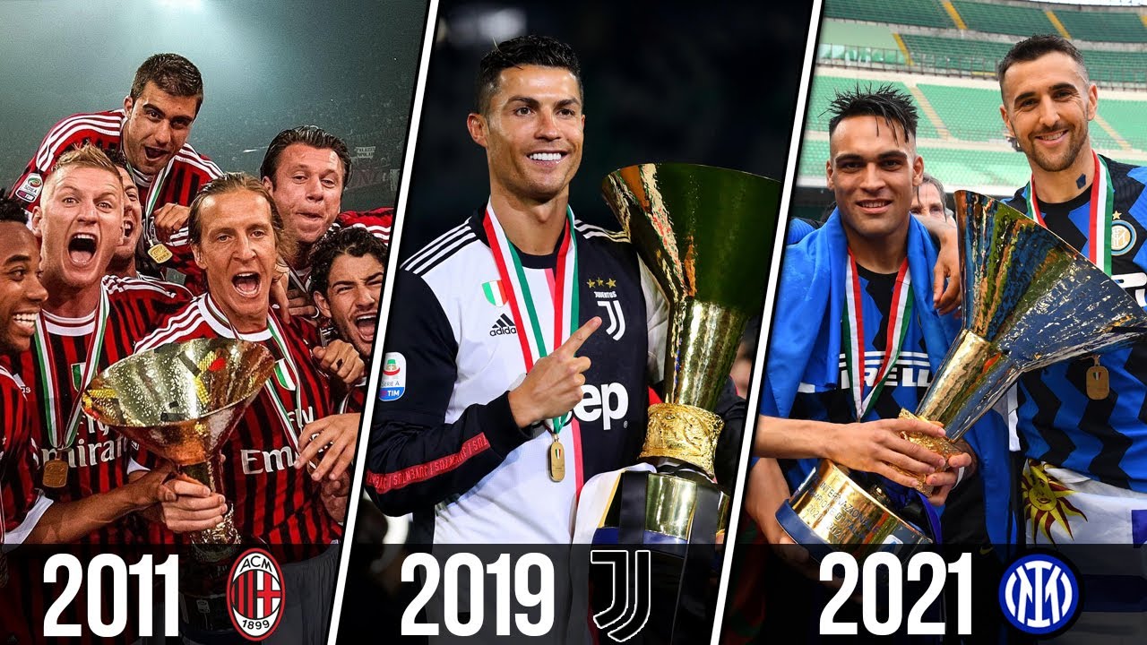 ⚽ All Italian Football Championship (Serie A) Champions 1898 - 2021 - Every Serie A Winners ⚽