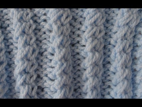 Knitting Pattern Nr 18. *EASY TWO ROWS REPEAT PATTERN * - YouTube