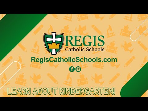 Learn About Kindergarten | Regis Catholic Schools