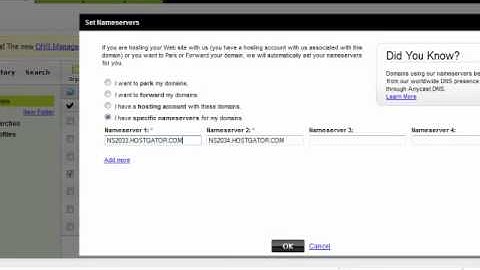 How To Get Your Domain To Point To Your Webhost (Changing Nameservers) (QS 5)