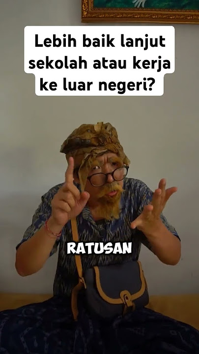 Lebih baik lanjut sekolah atau kerja ke luar negeri? #kaburajadulu #kerjadiluarnegeri #TKI #kuliah