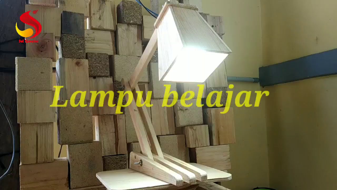 Kreasi kayu LAMPU BELAJAR YouTube