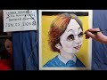 Oil painting portrait day 5  END op1696-5  [LIVE]--  "Contemporary art"