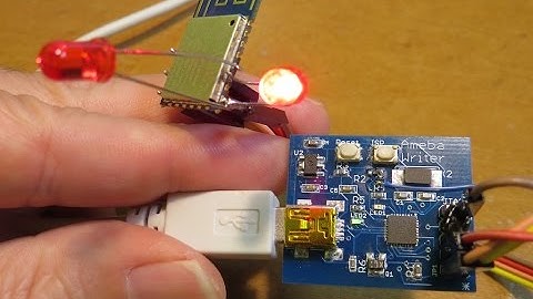 Ameba Writer, easy programming interface for RTL8710 on Arduino IDE