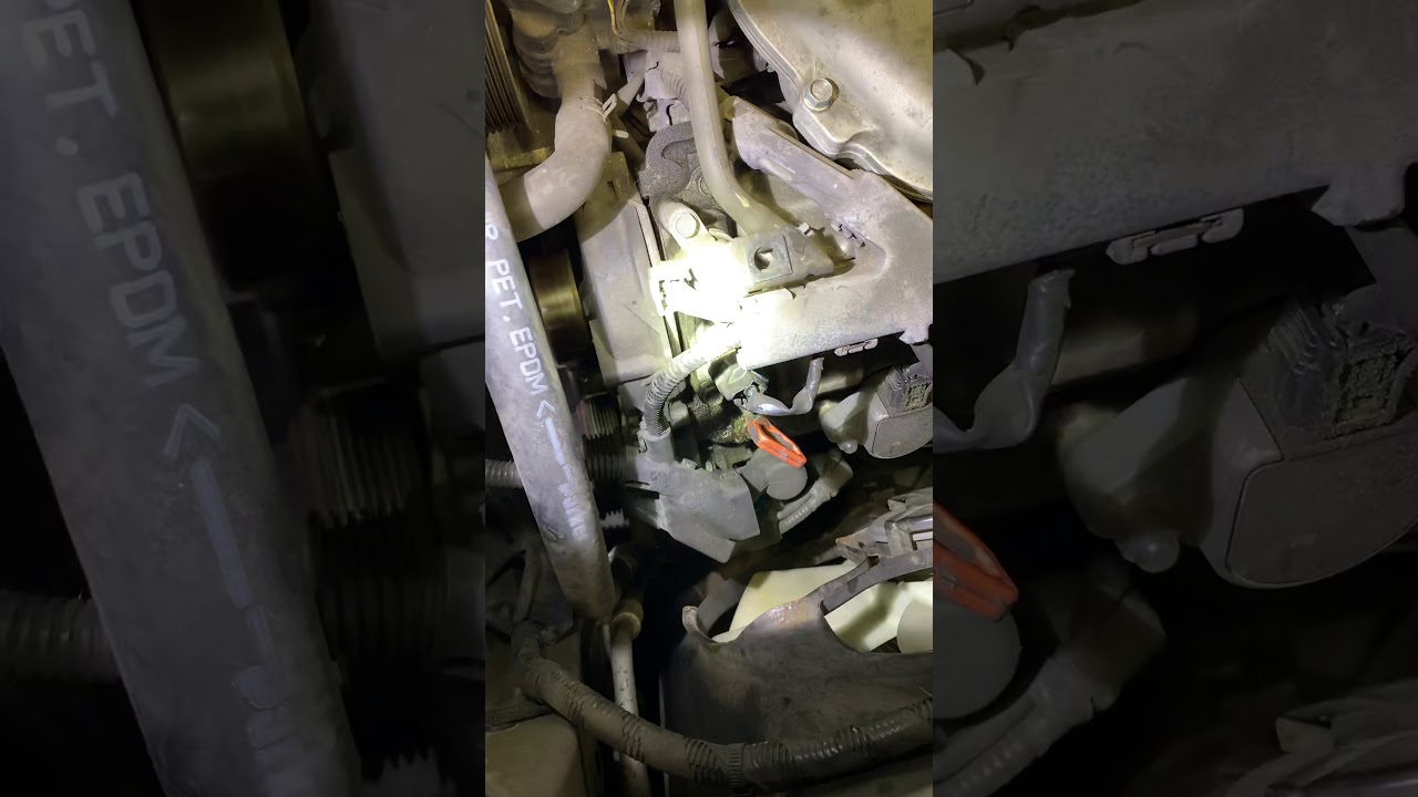 Oil leak on top of alternator on Honda and Acura v6 engine YouTube