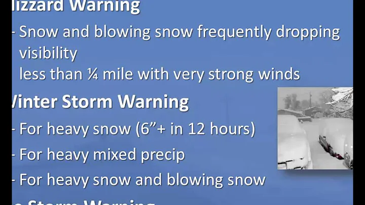 Basic Winter Weather Preparedness