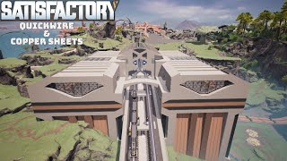 Satisfactory Showcase - Beautiful QuickWire & Copper Sheet Facility