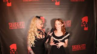 Shriekfest 2021 Red Carpet Interviews | Samantha Cormier, THE GODS OF SUMMER